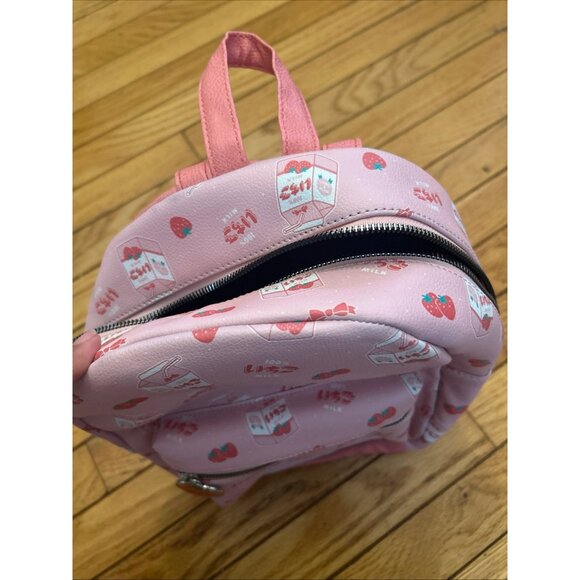 Strawberry Milk Hot topic Pink Backpack in Great Condition - Picture 8 of 8